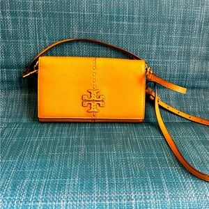 Tory Burch, Mcgraw Crossbody wallet in tiramisu